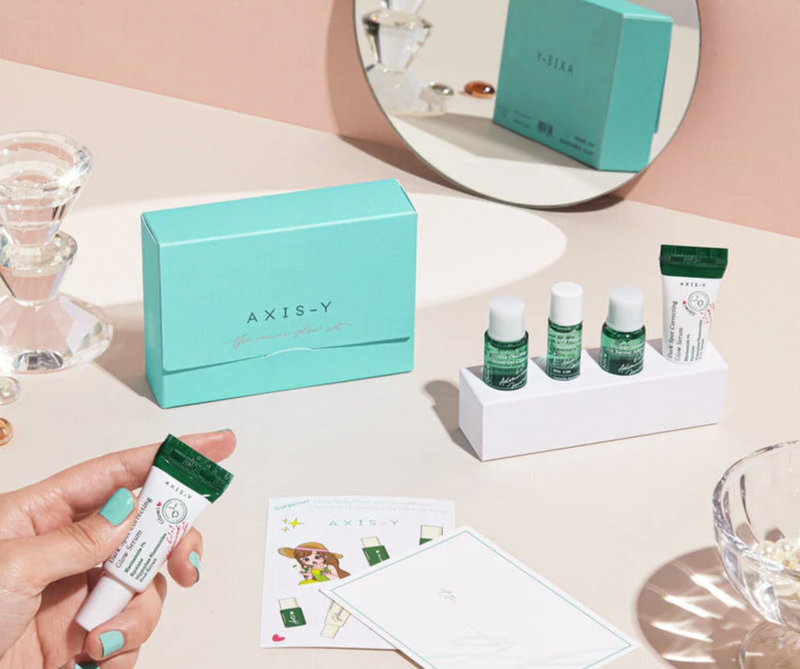 The Axis-Y Mini Set is the perfect Korean skincare solution in Toronto, featuring hydrating and acne-fighting formulas designed for sensitive and oily skin. Ideal for travel or trying the best of Axis-Y’s skincare range