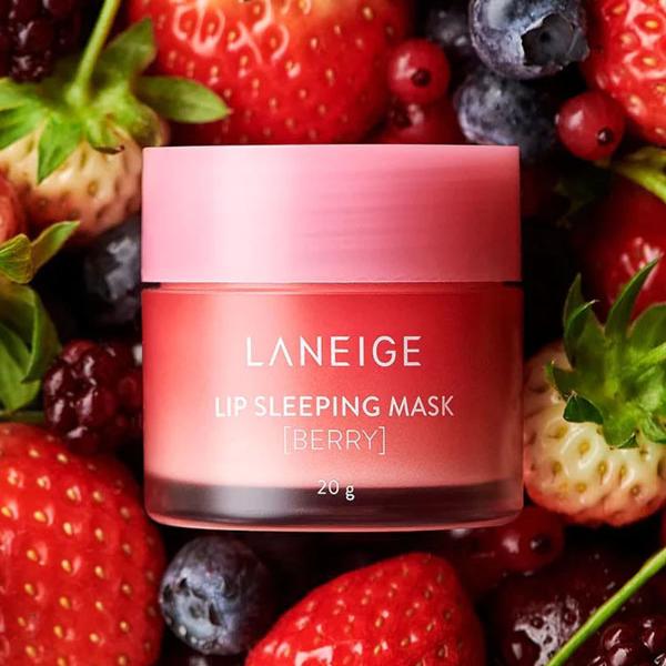 LANEIGE Lip Sleeping Mask Berry 20g for Hydrated Lips | Authentic Korean Skincare in Boston