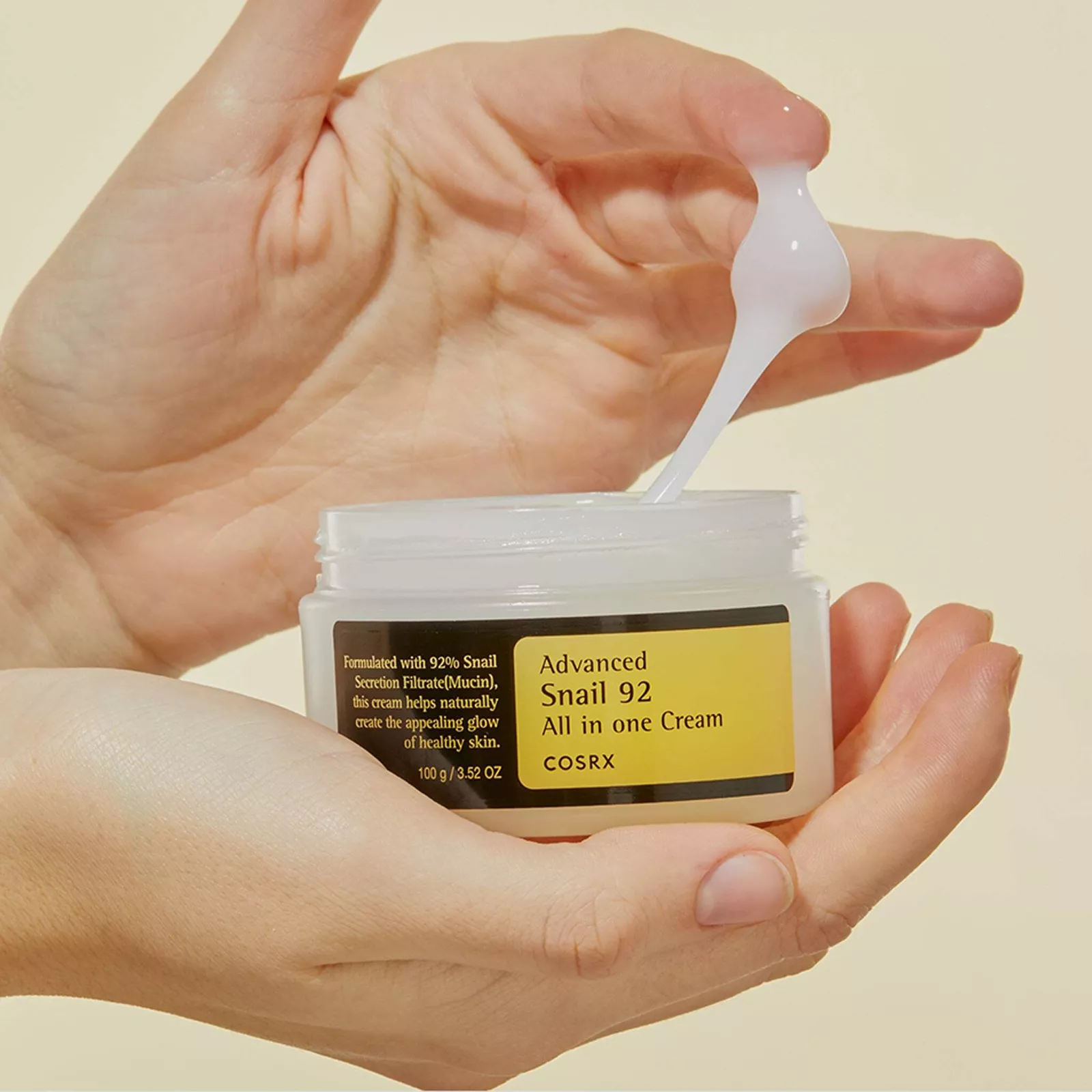 COSRX Advanced Snail 92 All In One Cream - Best Korean Skincare for Hydration at MercelBay
