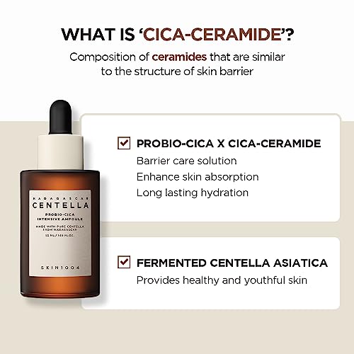 SKIN1004, Madagascar Centella Probio-Cica Intensive Ampoule, 1.69 Fl Oz (50 Ml)