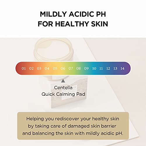 SKIN1004 Madagascar Centella Quick Calming Pad Intense Revitalising Pads to Soothe and Strengthen Sensitive Skin 70 Pc