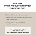 SKIN1004 Madagascar Centella Quick Calming Pad Intense Revitalising Pads to Soothe and Strengthen Sensitive Skin 70 Pc