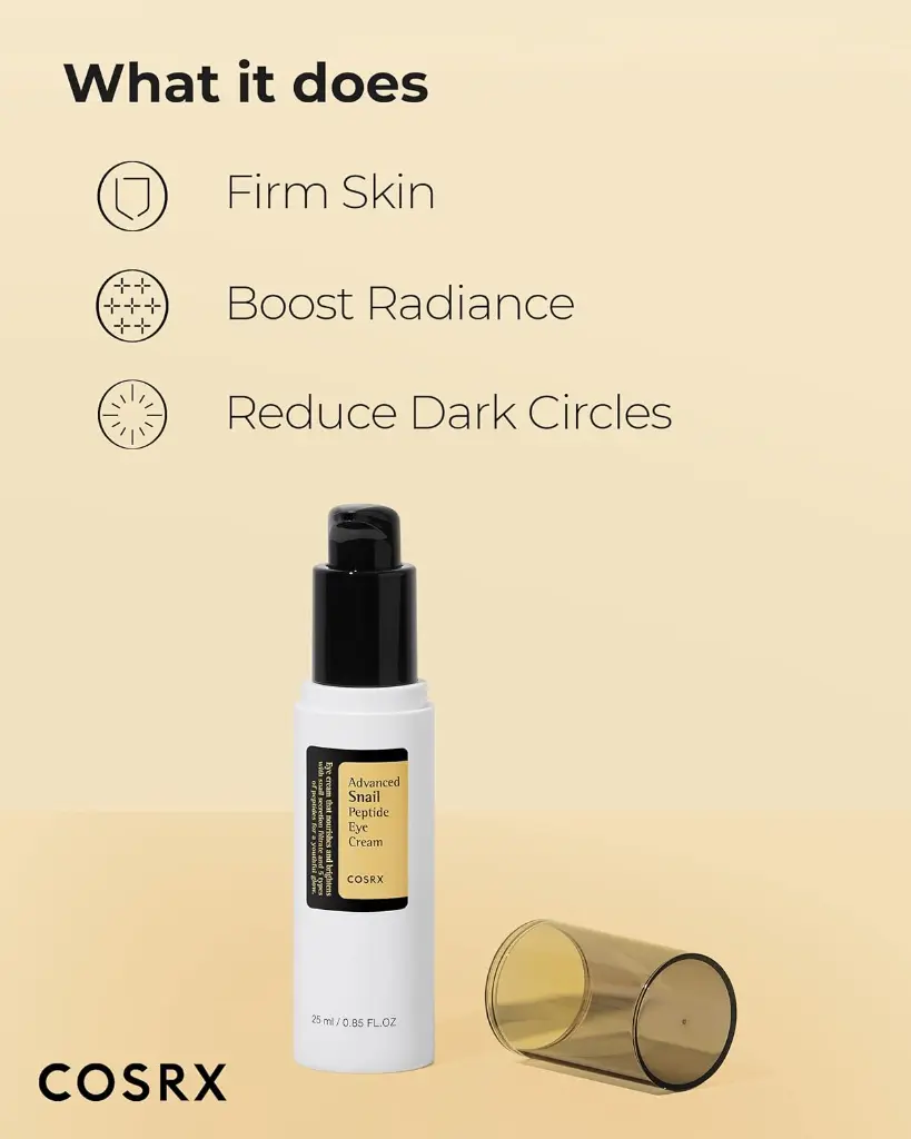 COSRX Advanced Snail Peptide Eye Cream, 25ml MERCELBAY KOREAN SKINCARE.webp