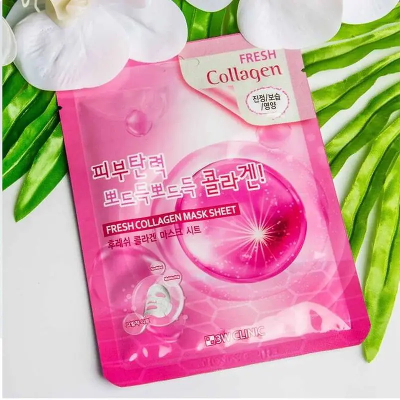 3W Clinic - Fresh Collagen Mask Sheet - 1pc