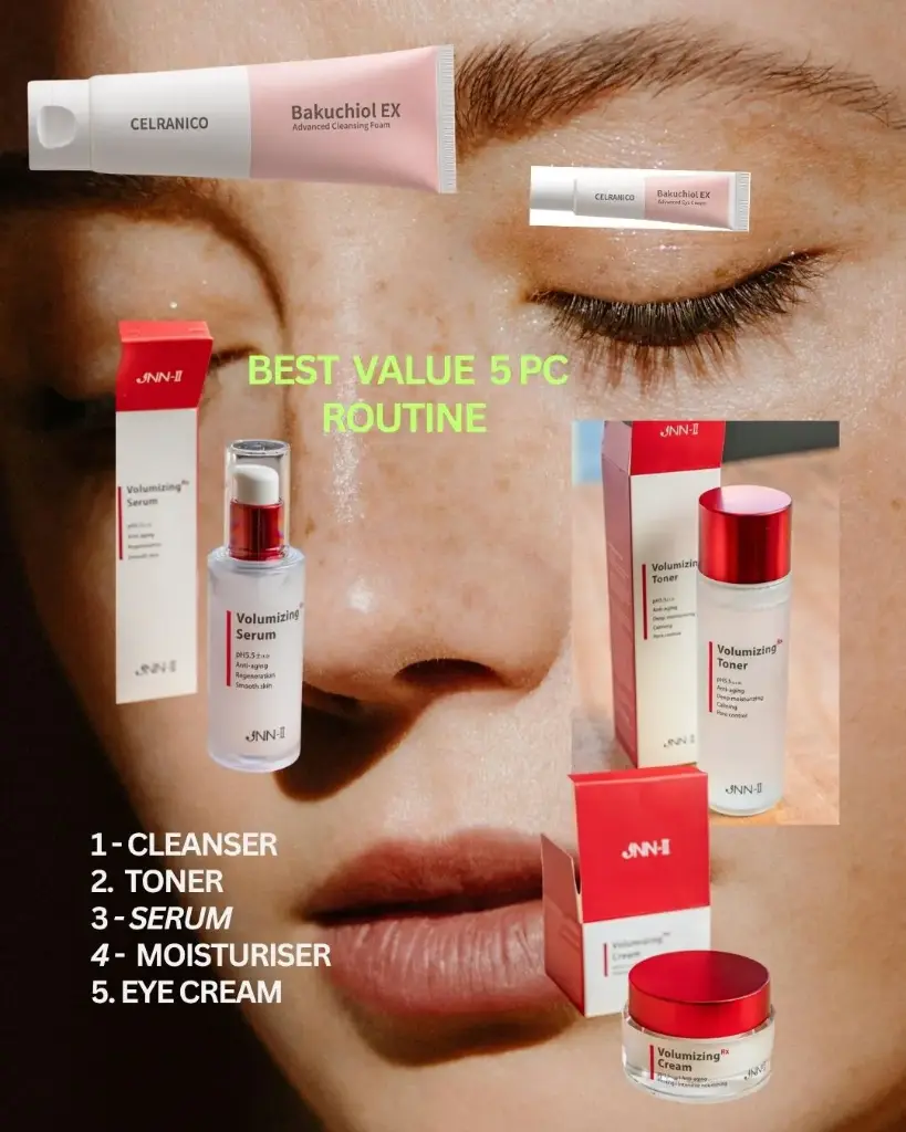 Rx JNN EGF Peptide Volumizing Skincare Set 5pc 